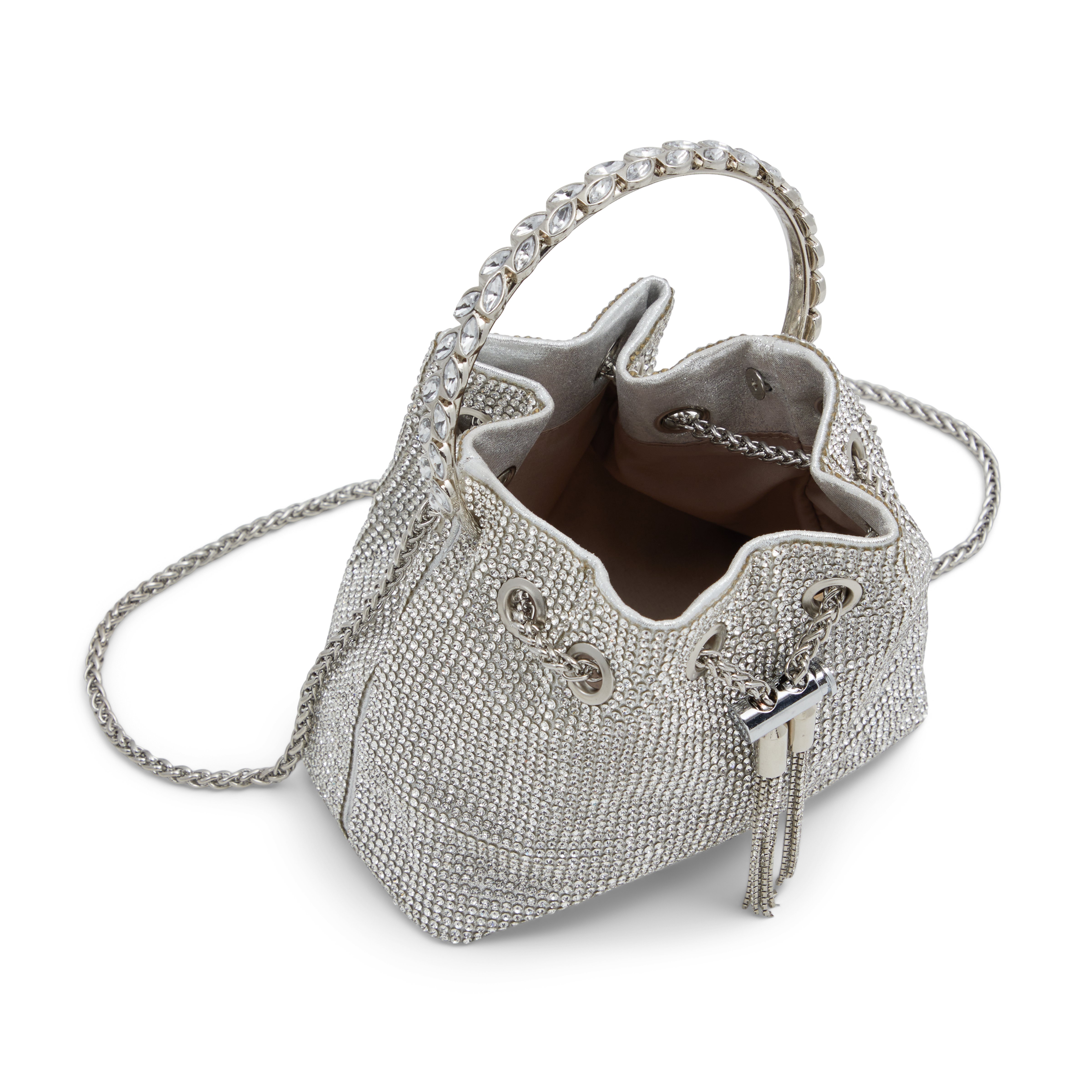 Stand out Silver Women's Sequin Shoes Bags